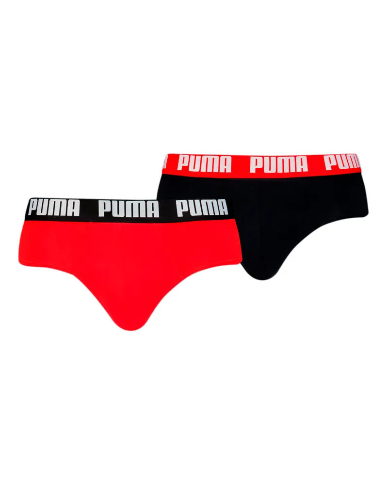 Puma Slips Herren (2-er Pack), Kleidung, Rot Rot