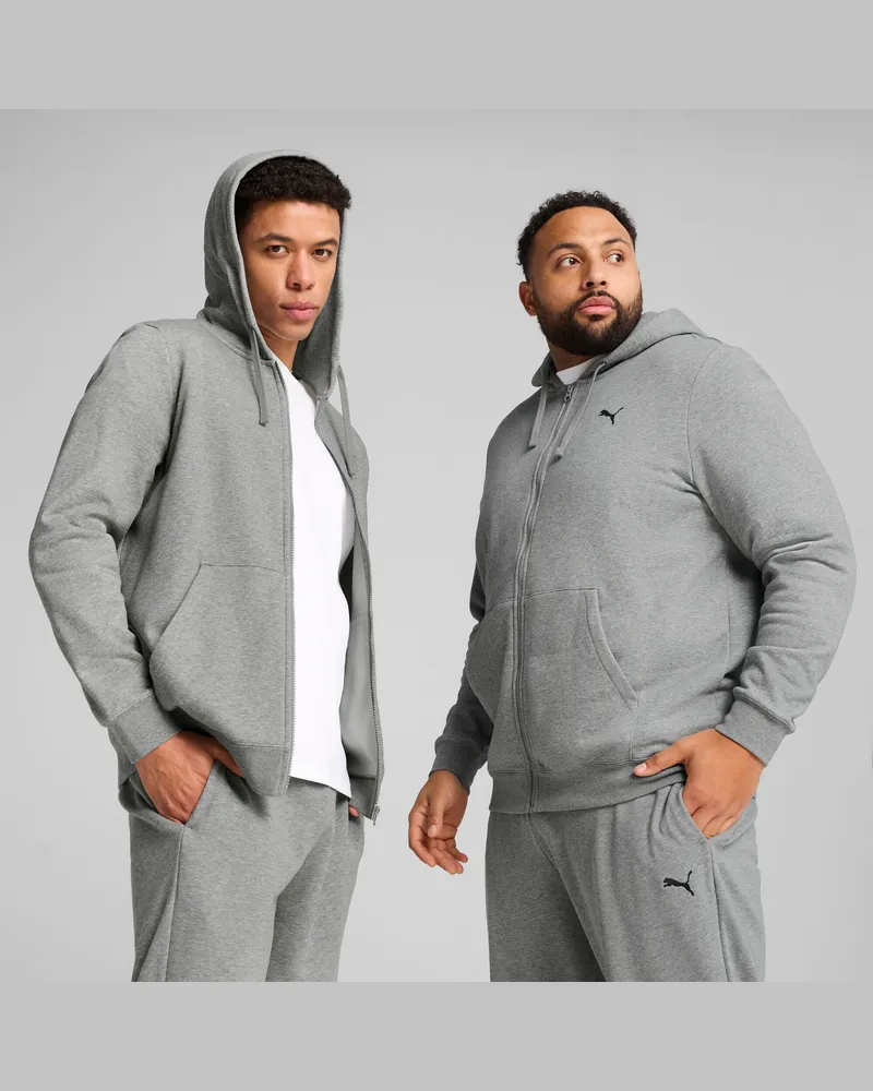 Puma Essentials Kapuzenjacke Herren, Kleidung, Grau Grau