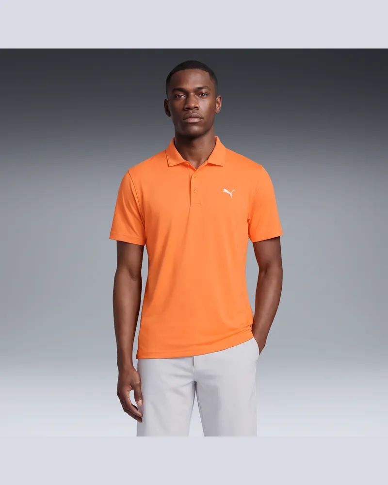Puma Pure 3.0 Golfpolo Herren, Kleidung Orange