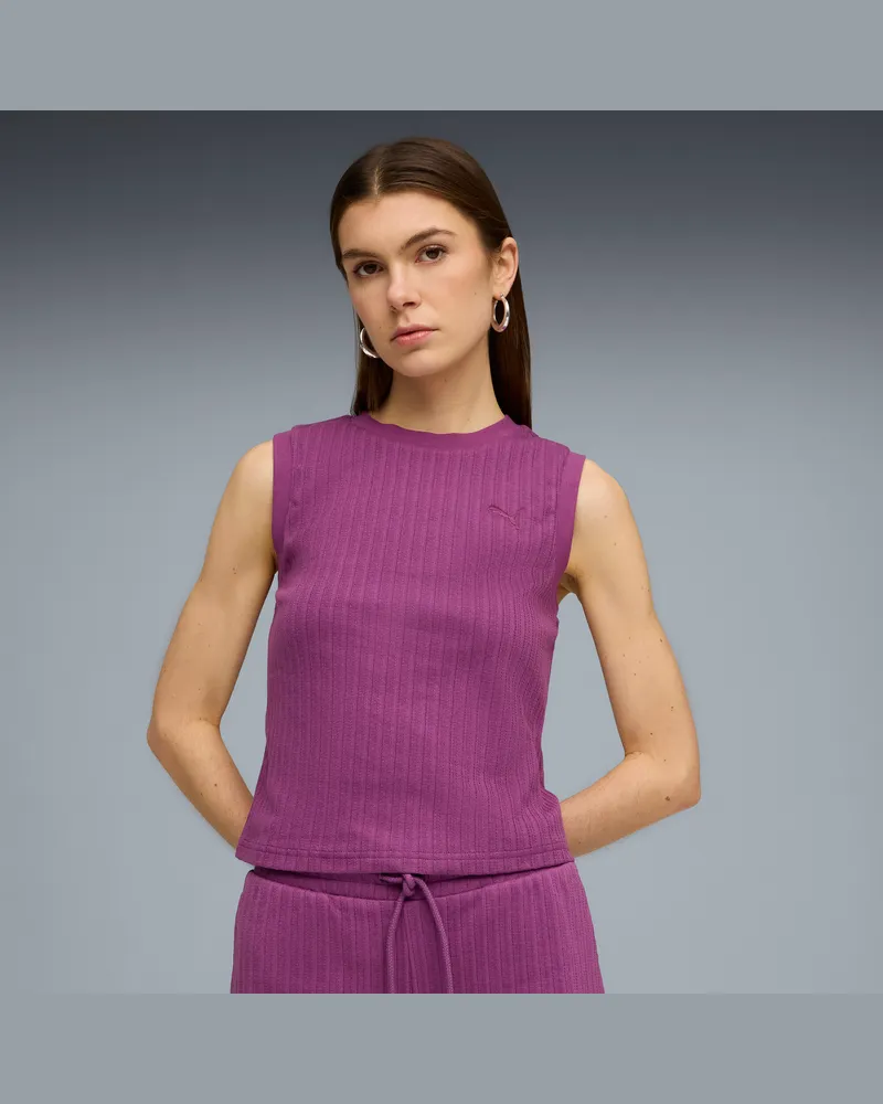 Puma HER Tanktop Damen, Kleidung, Lila Lila