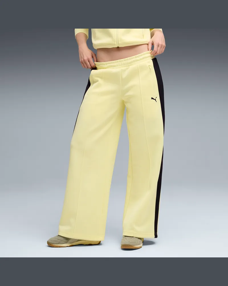 Puma T7 Trainingshose mit niedrigem Bund Damen, Accessoires, Gelb Gelb