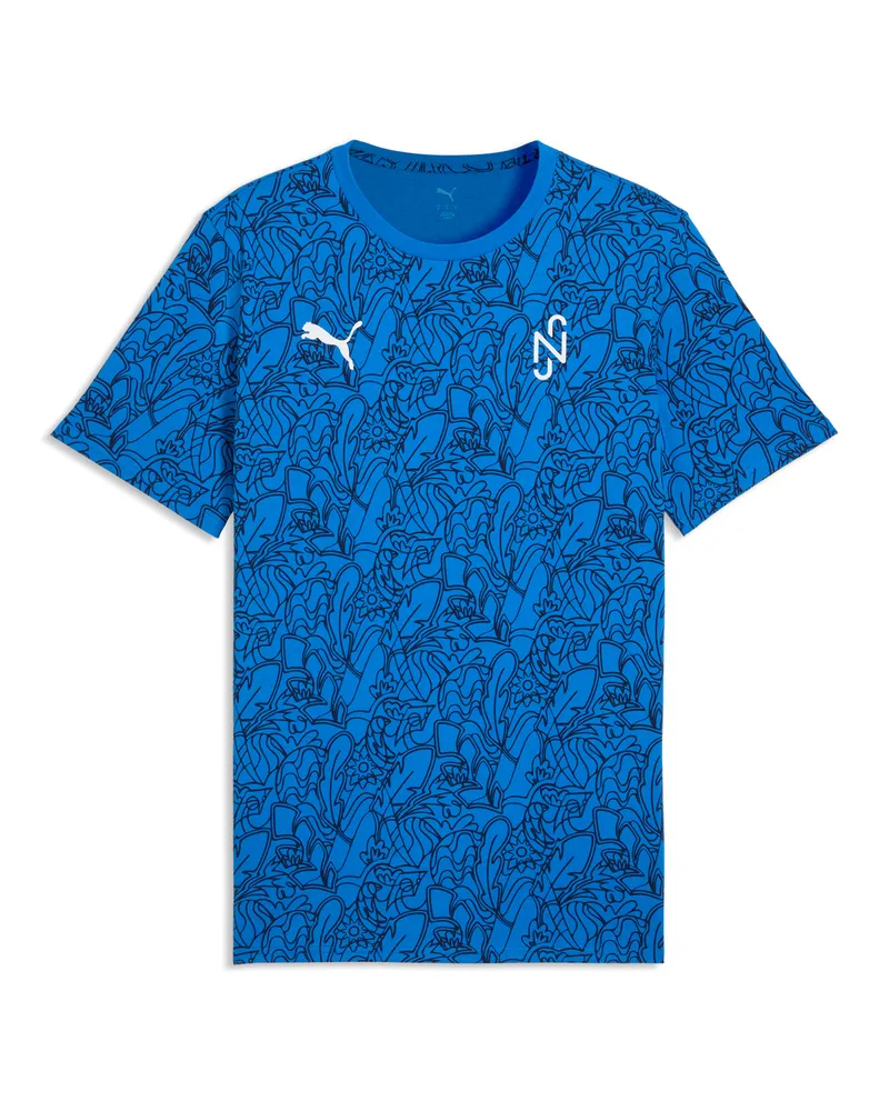 Puma Neymar Jr Brasilien Passion T-Shirt mit Print Herren, Accessoires, Blau Blau