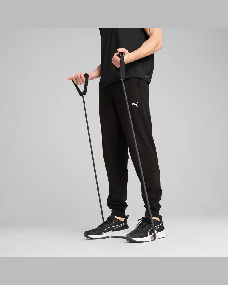 Puma TAD ESSENTIALS Jogginghose aus French Terry Herren, Accessoires, Schwarz Schwarz