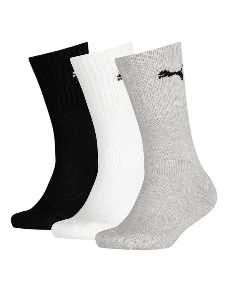 Puma Sportsocken Kinder (3er-Pack), Kleidung, Grau Grau