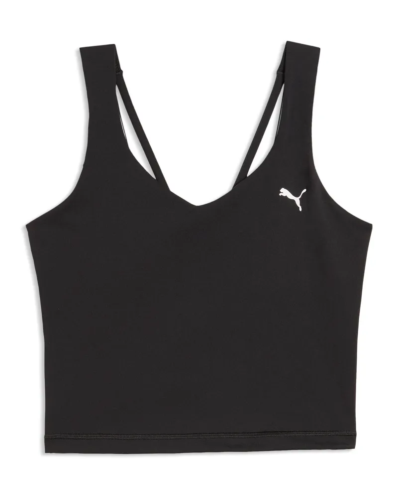 Puma STRONG Slim Tanktop Damen, Kleidung, Schwarz Schwarz