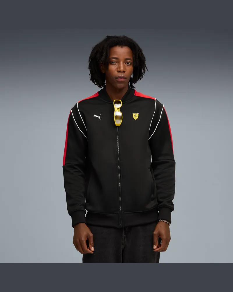Puma Scuderia Ferrari MT7 Trainingsjacke Herren, Kleidung, Schwarz Schwarz