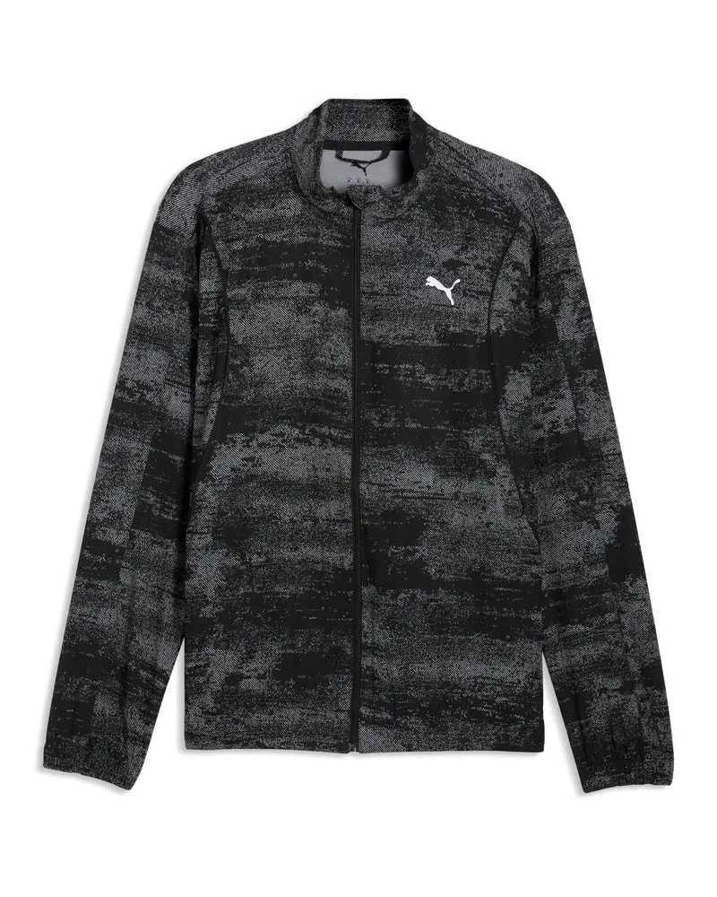 Puma Run Velocity Bedruckte Trainingsjacke Herren, Accessoires, Schwarz Schwarz