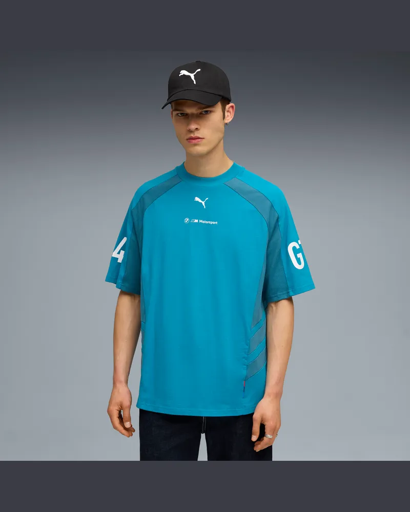 Puma BMW M Motorsport Lifestyle T-Shirt Herren, Kleidung, Blau Blau