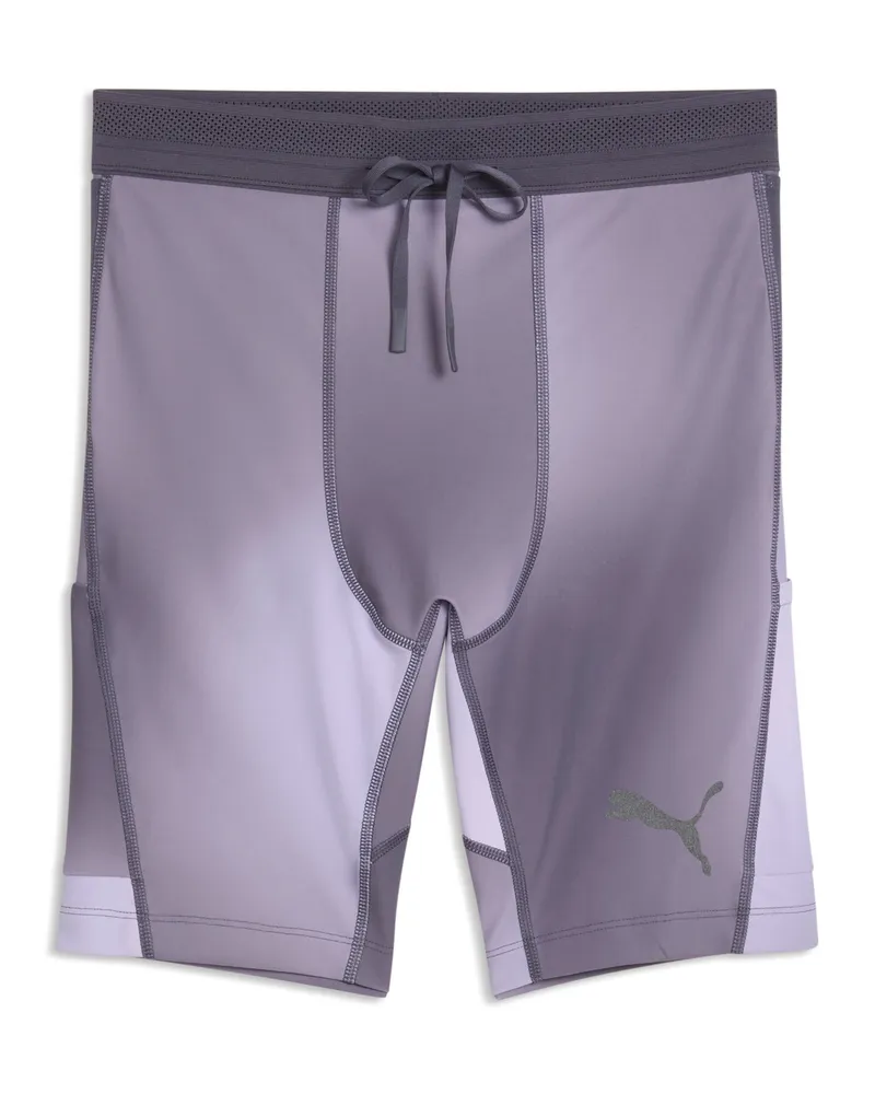 Puma Lightspeed Bedruckte 8" Mittellange Laufhose Herren, Accessoires, Grau Grau