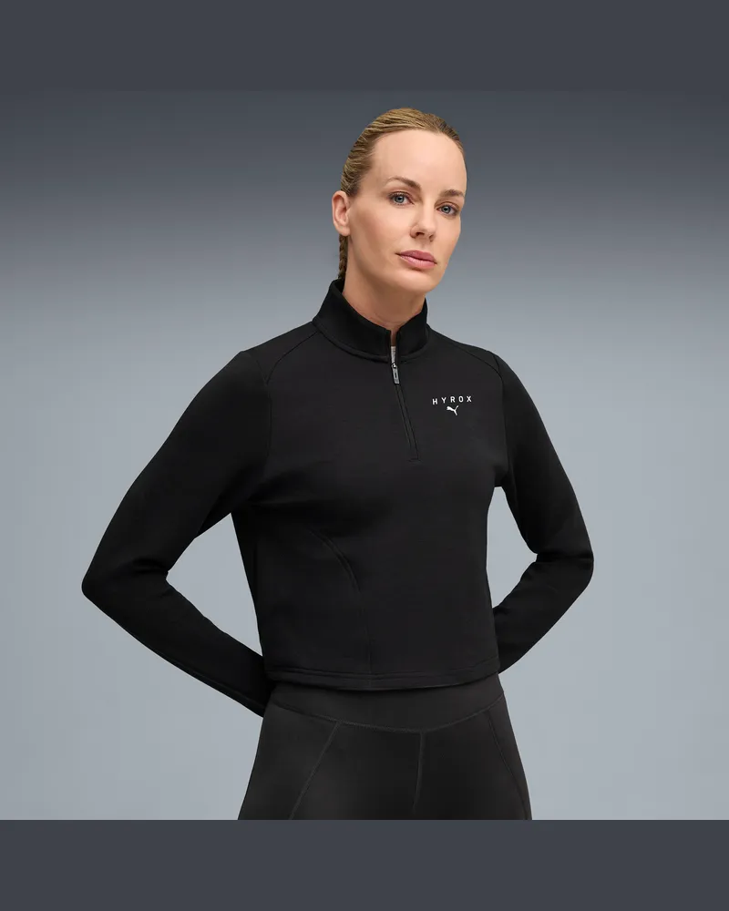 Puma x HYROX CLOUDSPUN Top Damen, Accessoires, Schwarz Schwarz