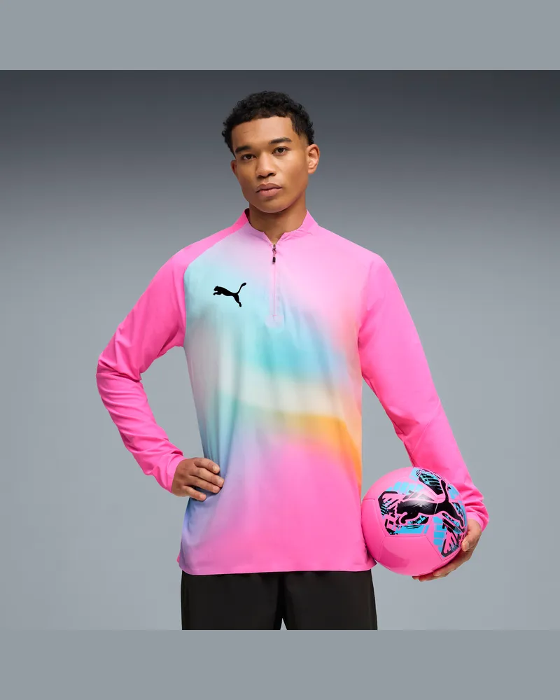Puma Individual Lightspeed Ultimate Fußballtop mit kurzem Reißverschluss Herren, Accessoires, Rosa Rosa