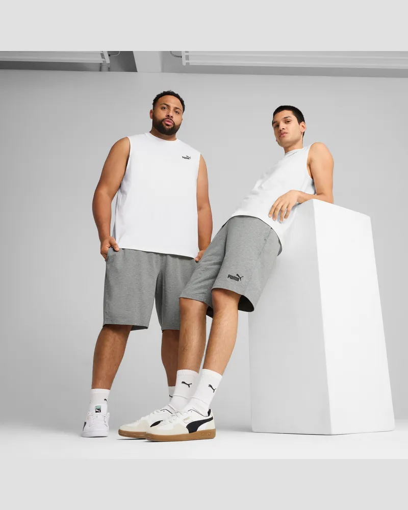 Puma Essentials No. 1 Logo Jersey 10" Shorts Herren, Kleidung, Grau Grau