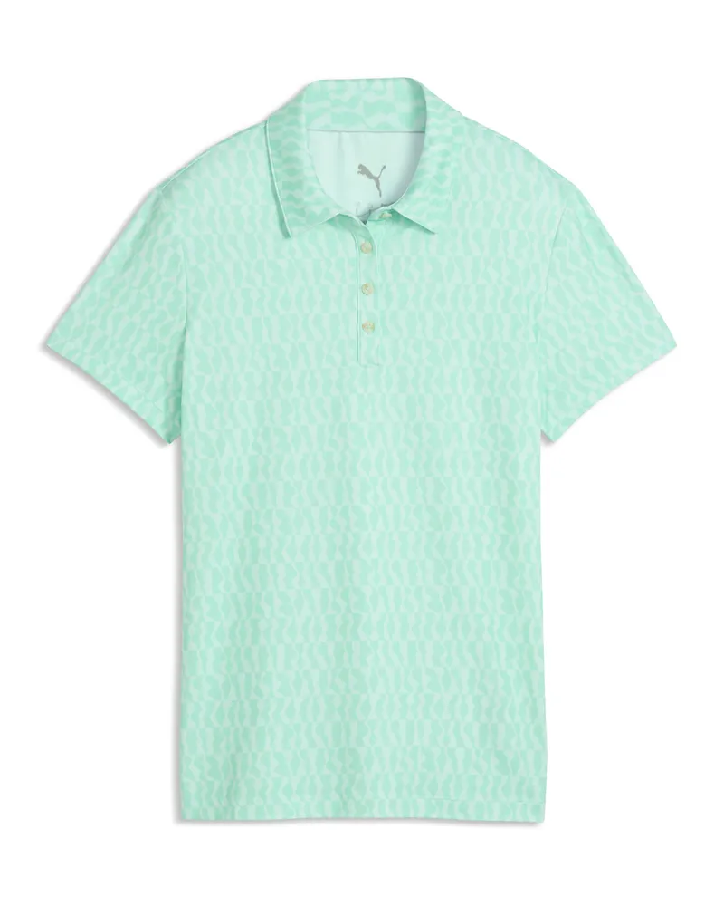 Puma CLOUDSPUN Wavey Polo Damen, Kleidung, GrÃ¼n Grã¼n