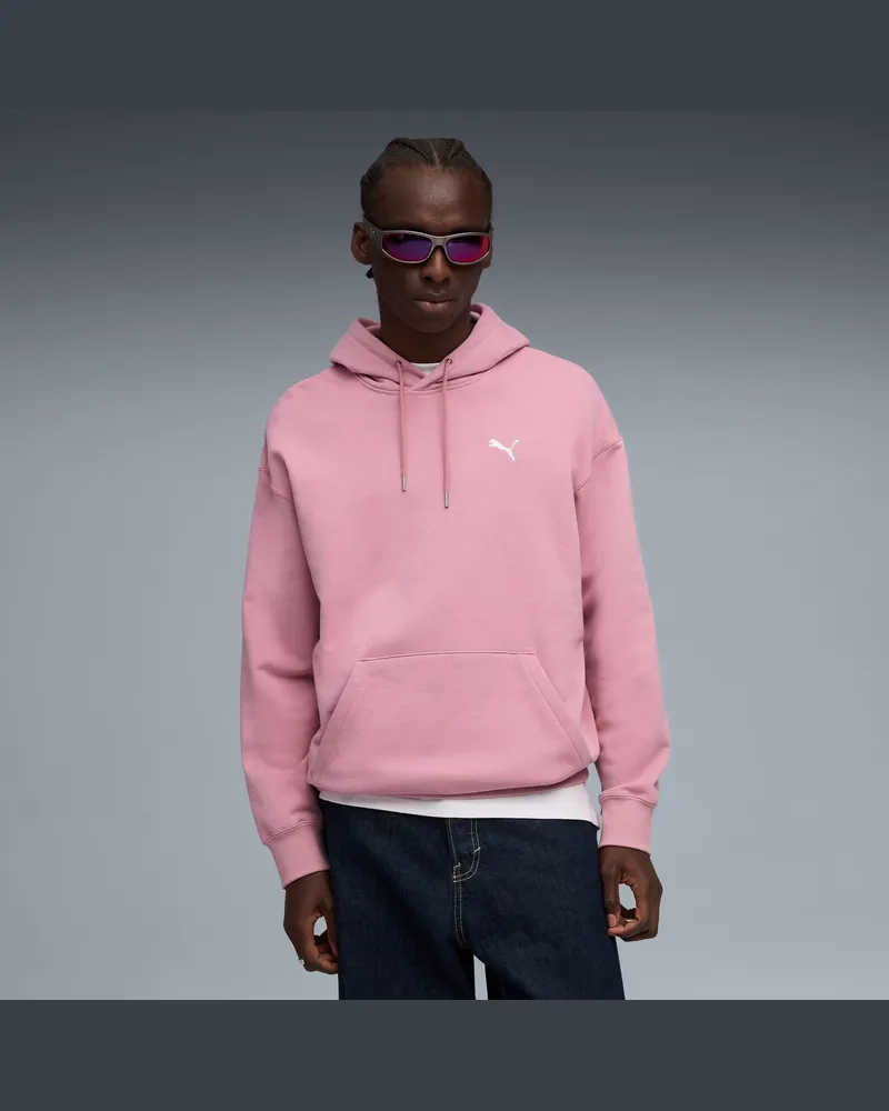 Puma WARDROBE ESS Relaxed Hoodie Herren, Kleidung, Rosa Rosa