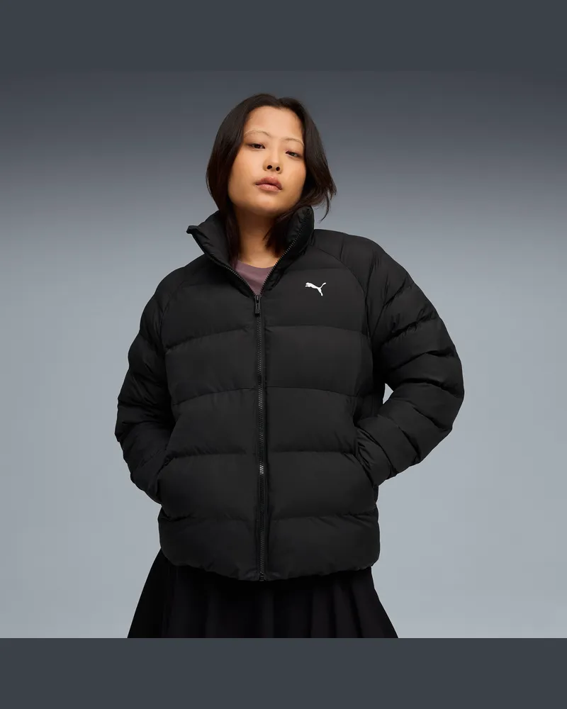 Puma Mono Jacke Damen, Kleidung, Schwarz Schwarz