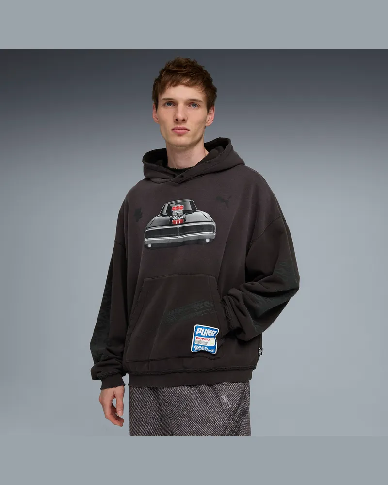 Puma x FAST & FURIOUS Hoodie Herren, Kleidung, Schwarz Schwarz