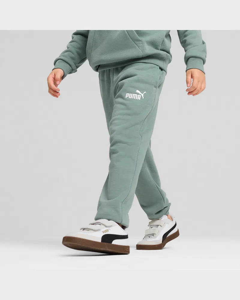 Puma ESS No. 1 Logo Fleece-Jogginghose Kinder, Kleidung, Grün Grün