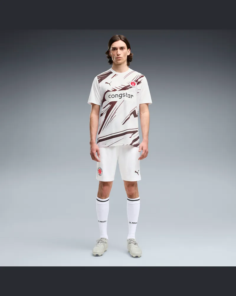 Puma FC St. Pauli 26/27 Shorts Herren, Kleidung, Weiß Weiß