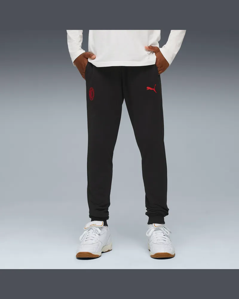 Puma AC Milan FtblEssentials Hose Teenager, Kleidung, Schwarz Schwarz