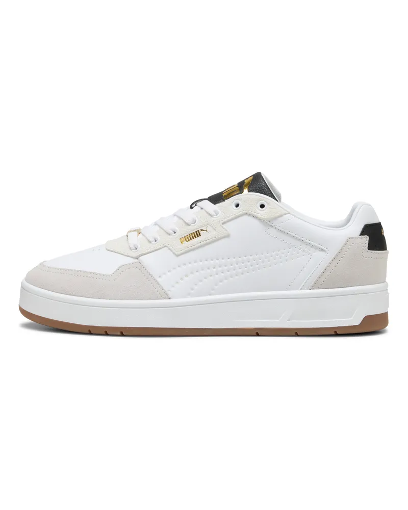 Puma Court Classic Lux SD Sneakers Unisex, Schuhe, Weiß Weiß