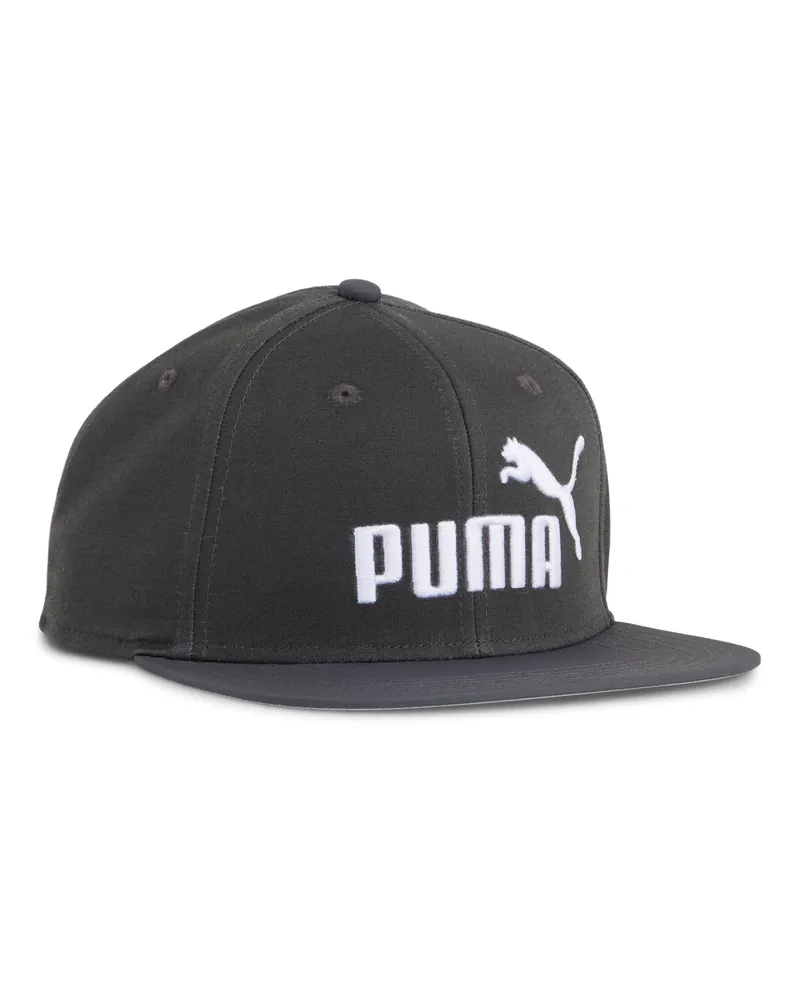 Puma ESS No. 1 Logo Cap mit flachem Schirm, Accessoires, Grau Grau