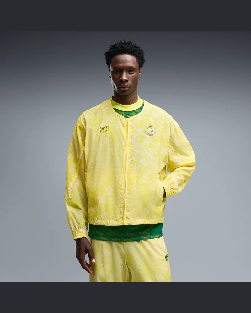 Puma x SENEGAL x SALEHE BEMBURY KING Trainingsjacke Herren, Kleidung, Gelb Gelb