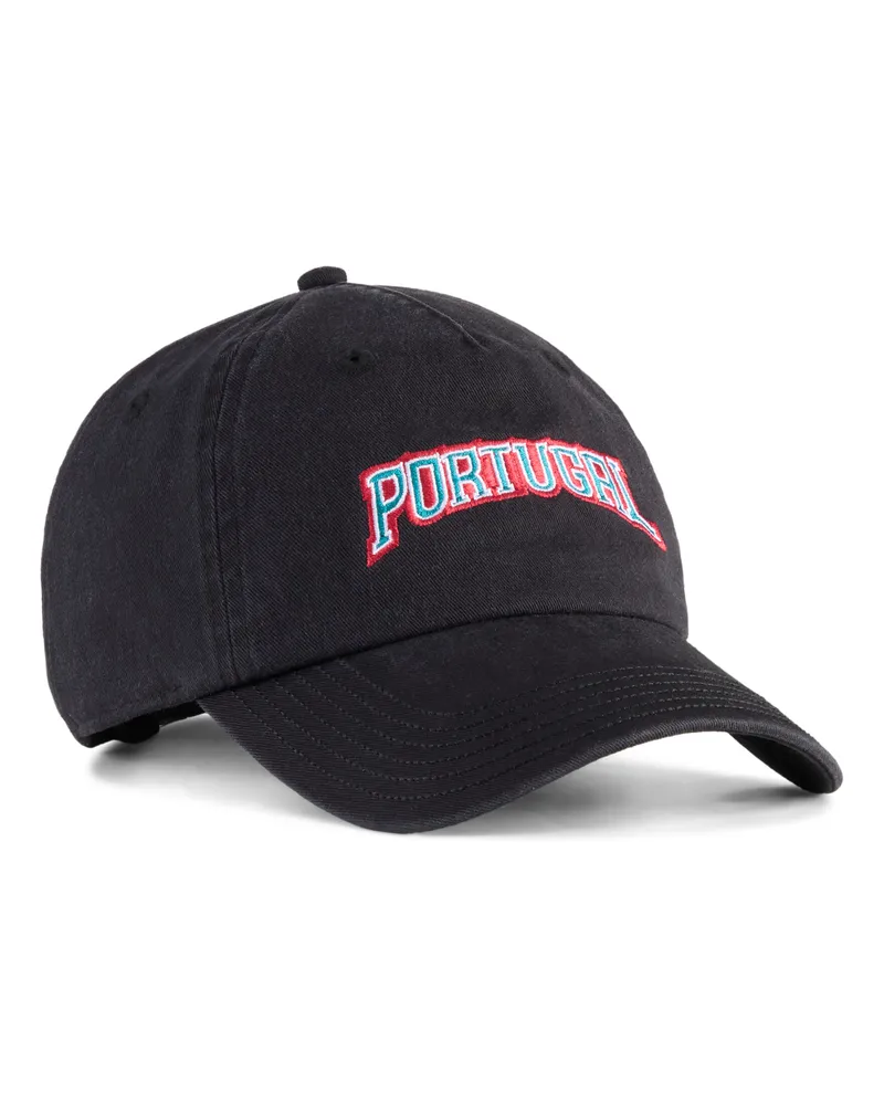 Puma Portugal ftblCulture Cap, Accessoires, Schwarz Schwarz