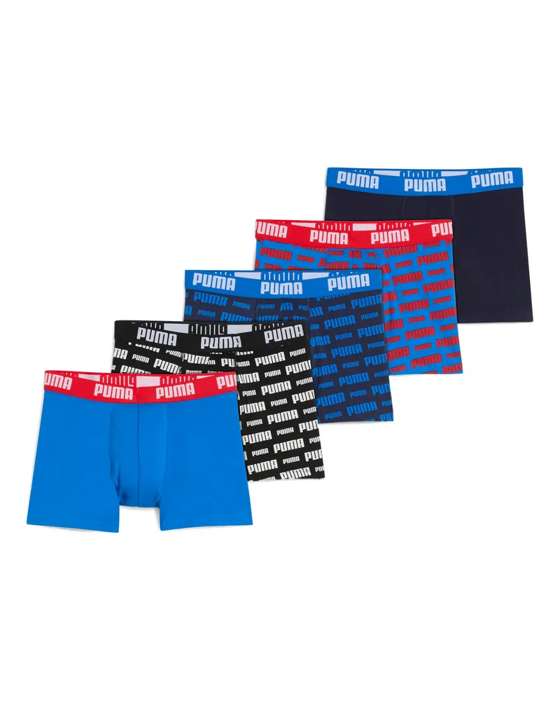 Puma Everyday Boxershorts Jungen, Kleidung, Blau Blau