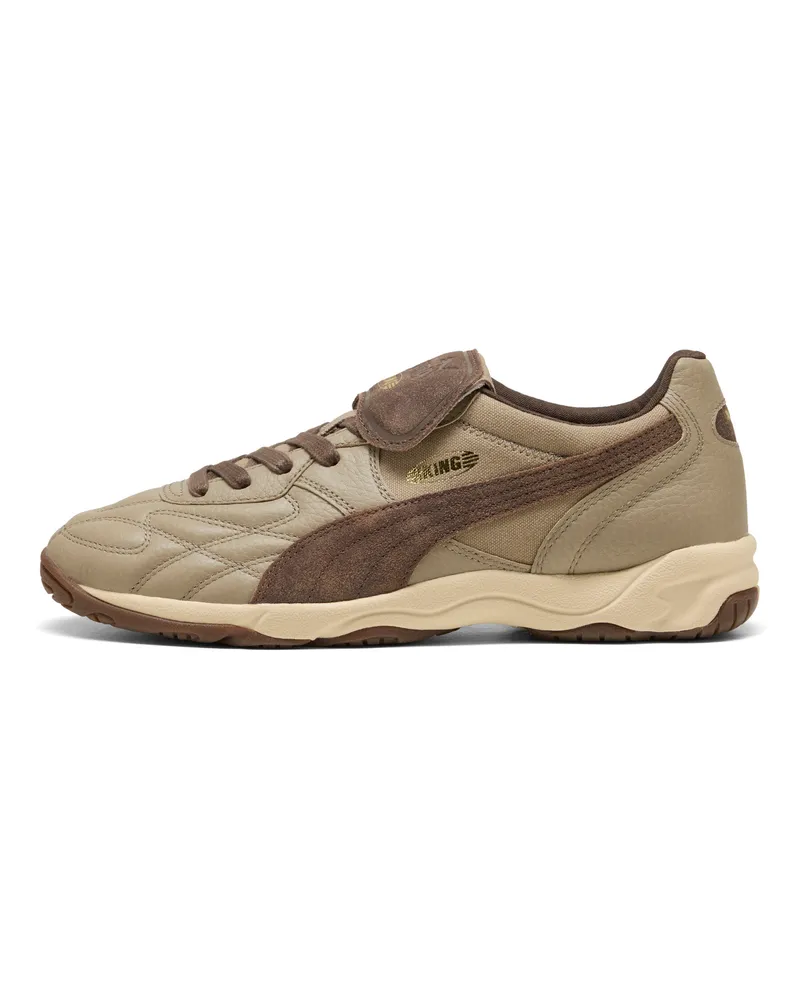 Puma King Indoor Futbolito Sneakers Unisex, Schuhe Beige