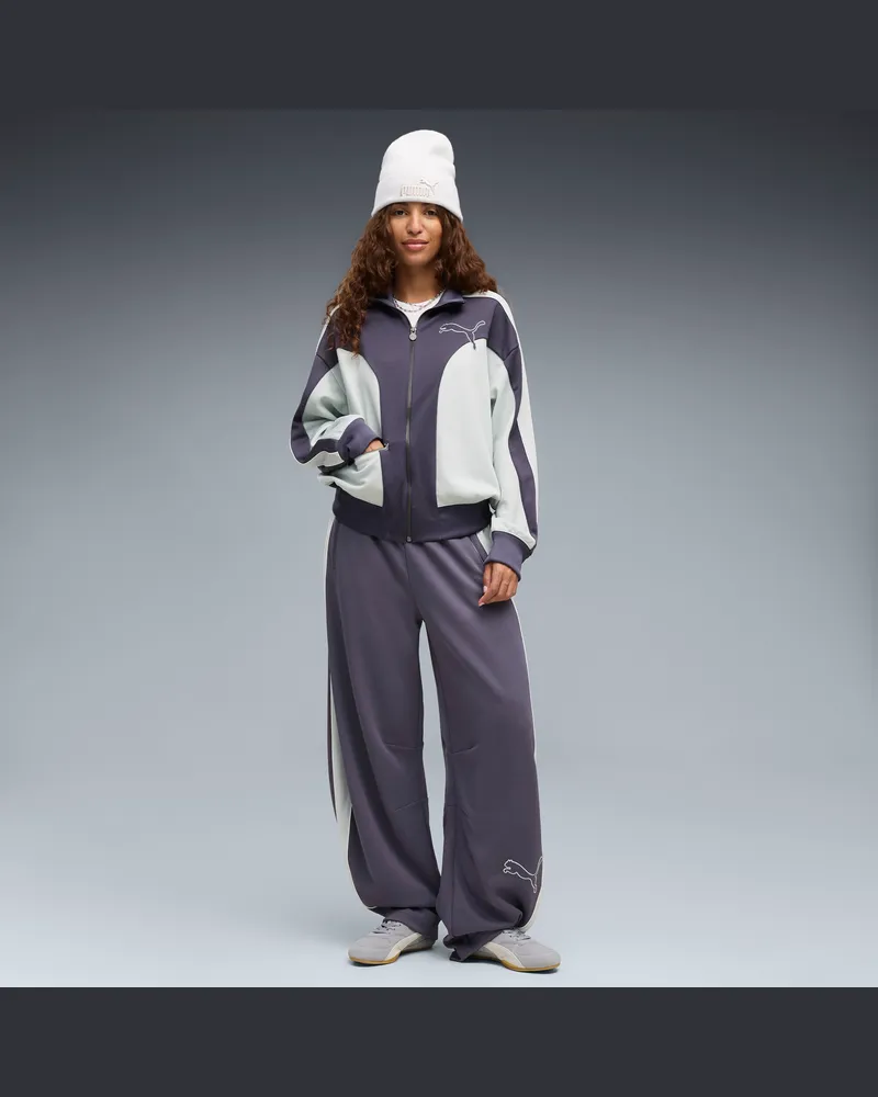 Puma T7 Love Of The Cat Relaxed Barrel Trainingshose Damen, Kleidung, Grau Grau