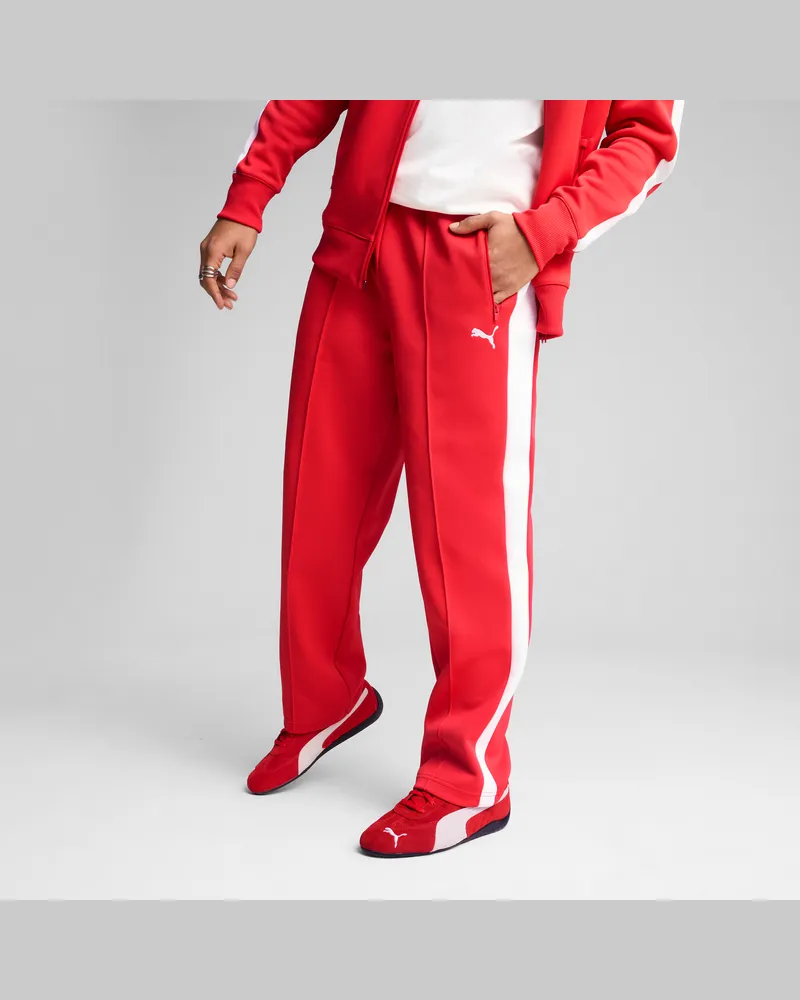 Puma T7 ALWAYS ON Relaxed Trainingshose Herren, Kleidung, Rot Rot