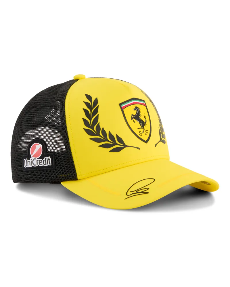 Puma Scuderia Ferrari HP Replica UK Hamilton Trucker Cap, Accessoires, Gelb Gelb