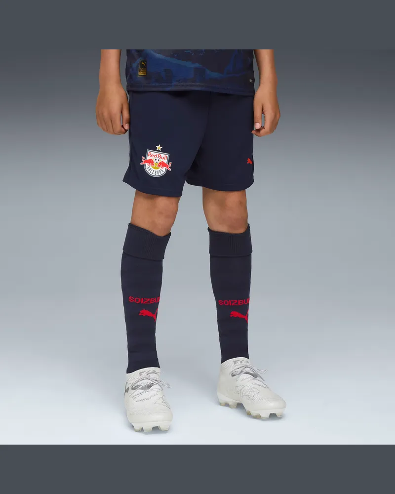 Puma FC Rot Bull Salzburg 25/26 Shorts Teenager, Kleidung, Blau Blau