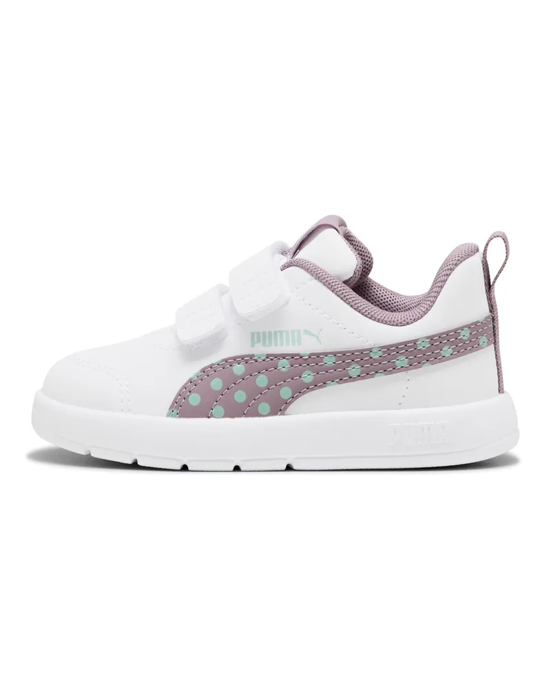 Puma Courtflex V3 Dotty Sneakers Kleinkinder, Schuhe, Weiß Weiß