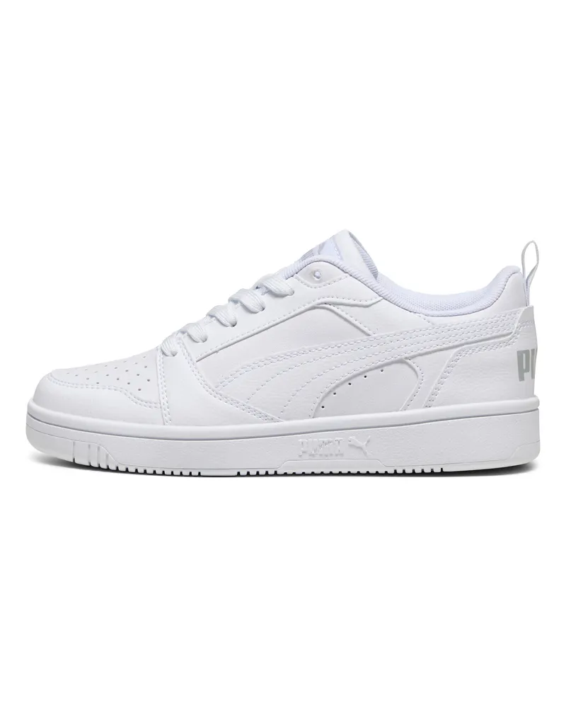 Puma Rebound V6 Low Sneakers Teenager, Schuhe, Weiß Weiß
