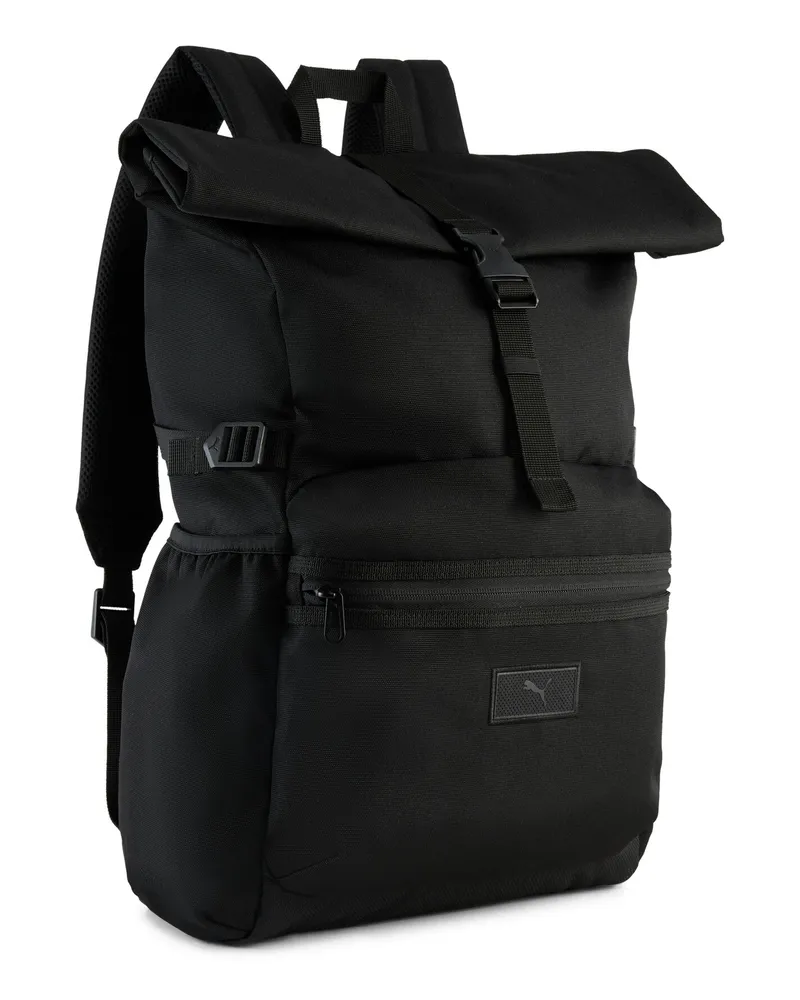 Puma Essentials 20 l Rolltop-Rucksack Teenager, Accessoires, Schwarz Schwarz