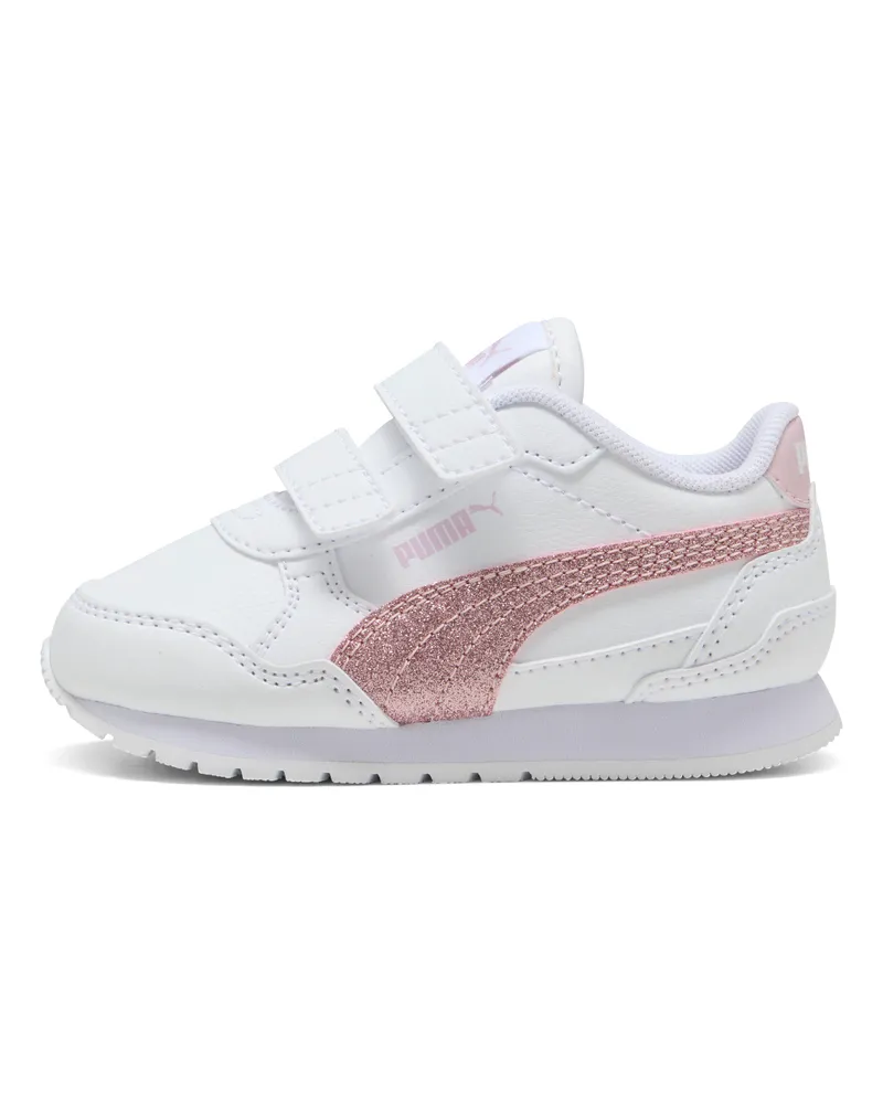 Puma ST Runner v4 Glitter Sneakers Kinder, Schuhe, Weiß Weiß