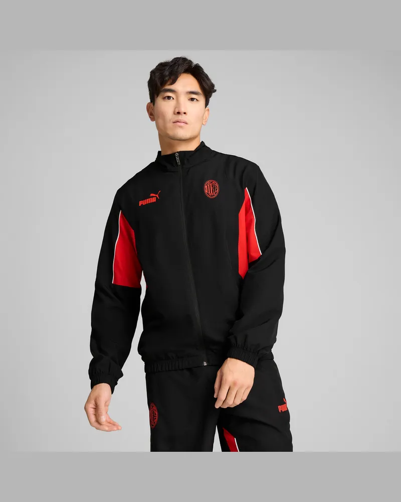 Puma AC Milan ftblARCHIVE Jacke Herren, Kleidung, Schwarz Schwarz
