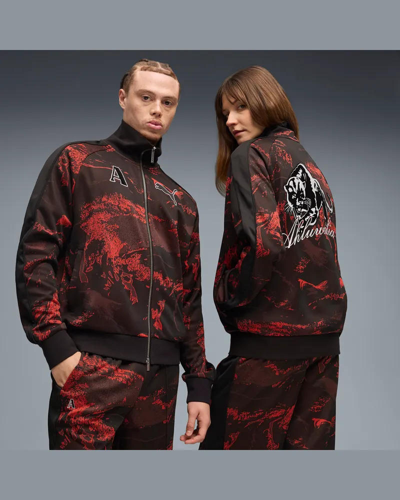 Puma x AHLUWALIA T7 Trainingsjacke Unisex, Kleidung, Schwarz Schwarz