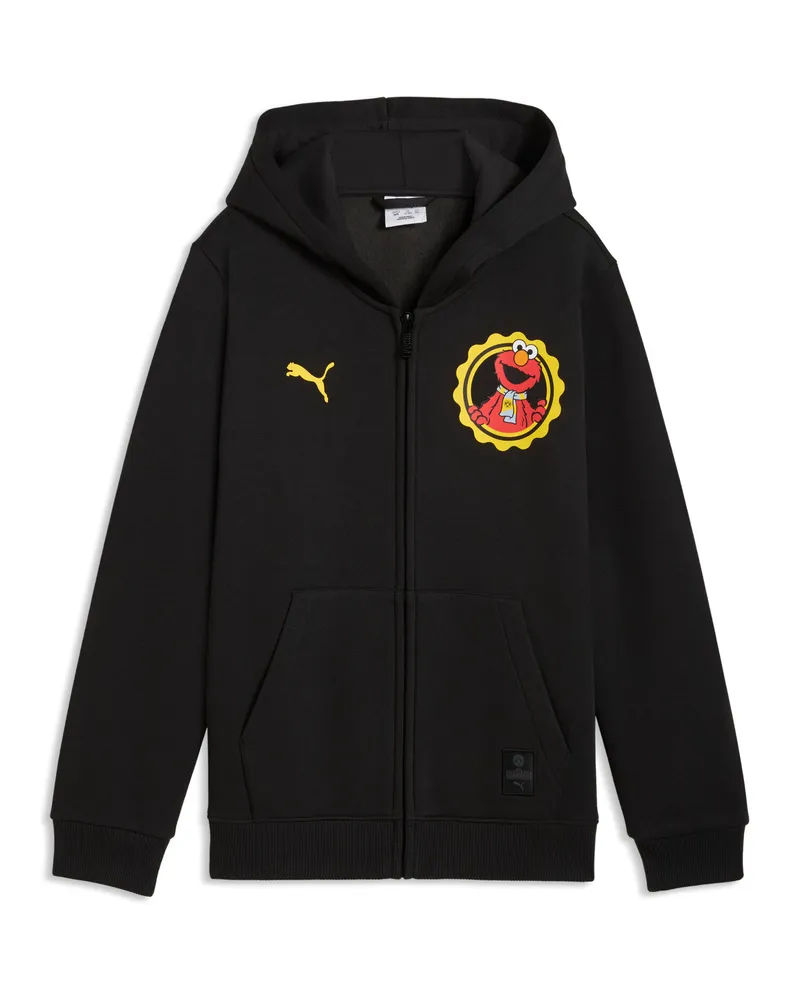Puma Borussia Dortmund x SesamstraÃŸe Jacke Teenager, Accessoires, Schwarz Schwarz