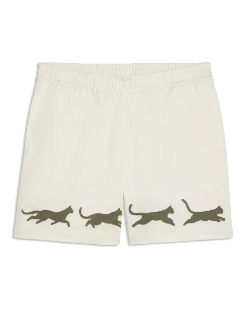 Puma x GUMTREE GOLF & NATURE CLUB Relaxed Golfshorts Herren, Accessoires, Weiß Weiß