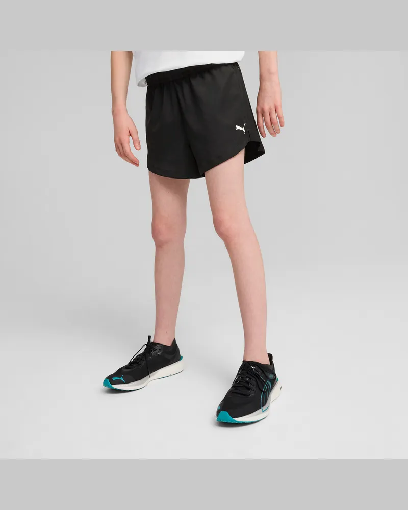 Puma Train All Day ESS Gewebte Shorts Teenager, Kleidung, Schwarz Schwarz