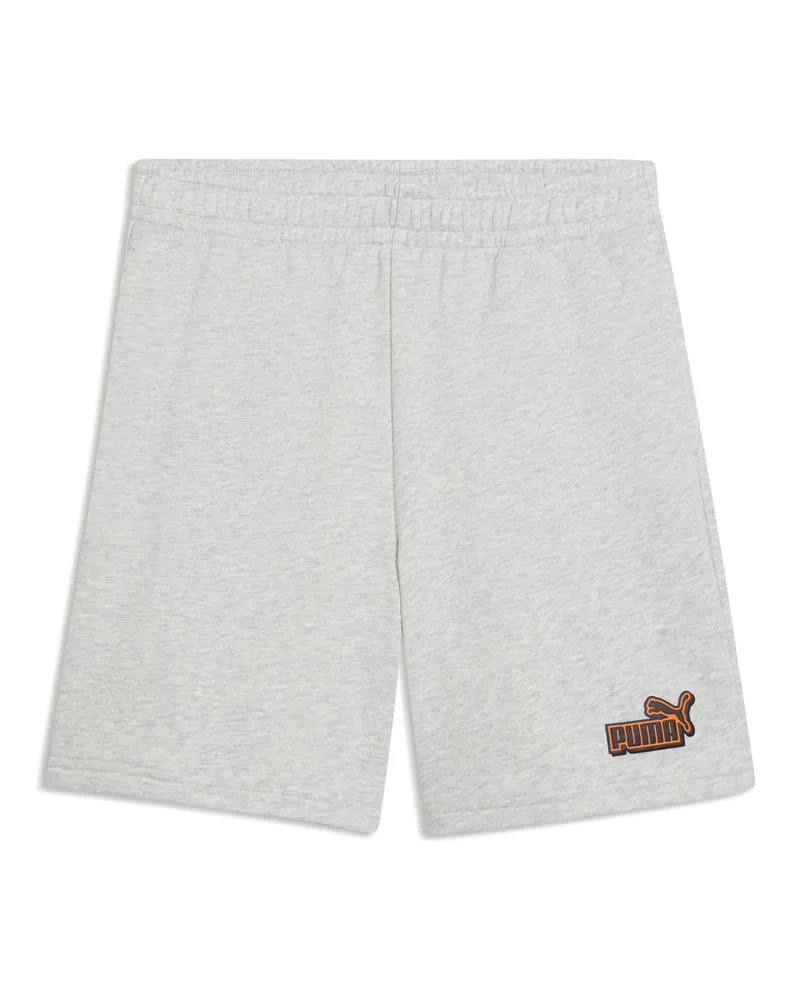 Puma Essentials Logo Lab Relaxed Shorts Teenager, Accessoires, Grau Grau
