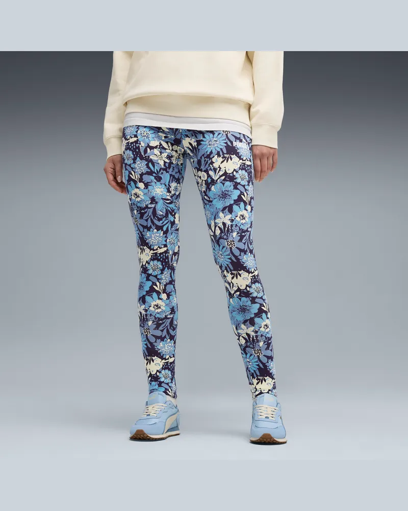 Puma Essentials Nature 2.0 Leggings Damen, Accessoires, Blau Blau
