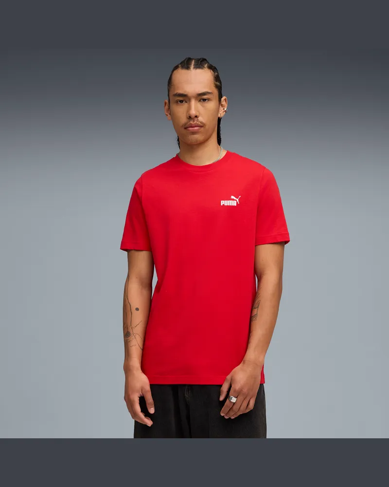 Puma Graphic T-Shirt für Herren, Kleidung, Rot Rot