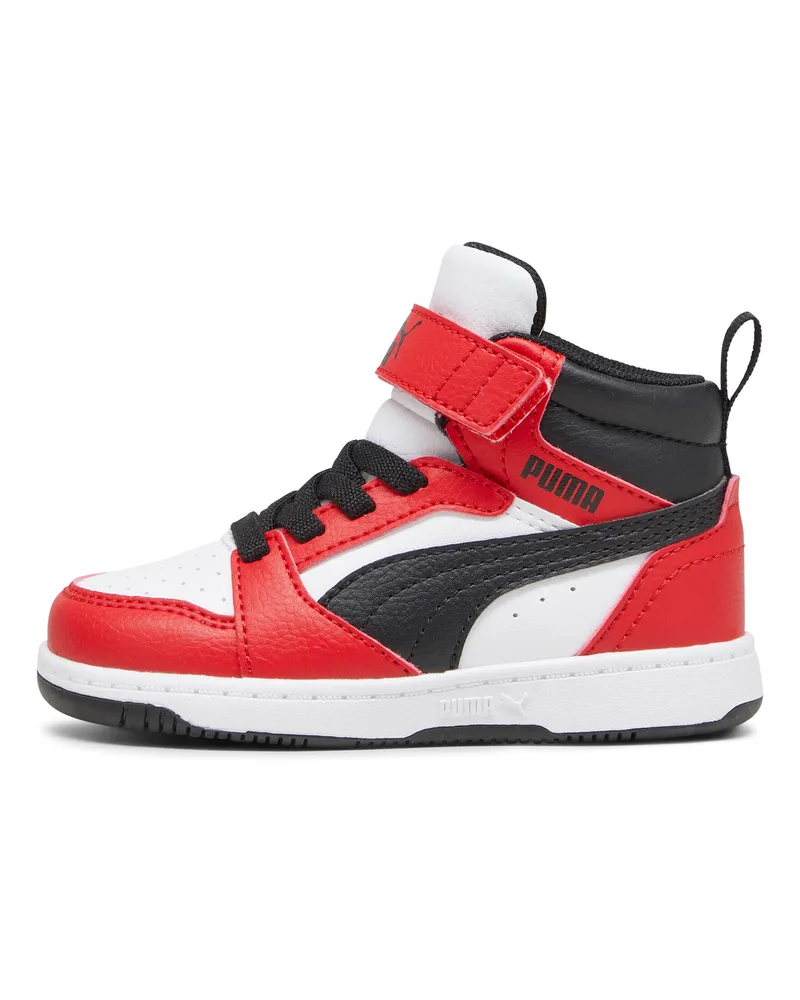 Puma Rebound V6 Mid Sneakers Baby, Schuhe, Weiß Weiß