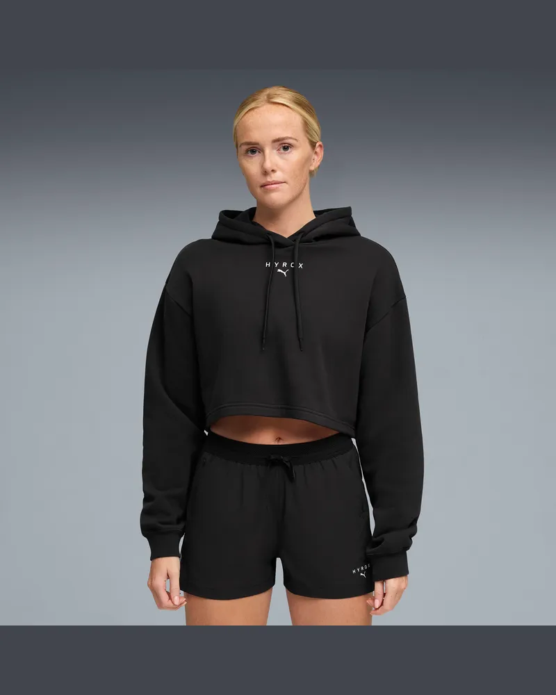 Puma x HYROX Heavyweight Hoodie Damen, Kleidung, Schwarz Schwarz
