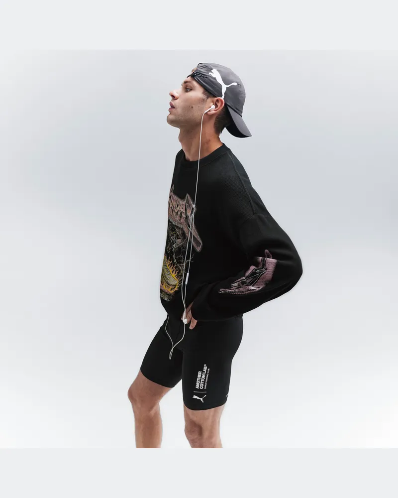 Puma x ANOTHER COTTON LAB Sweatshirt Unisex, Accessoires, Schwarz Schwarz