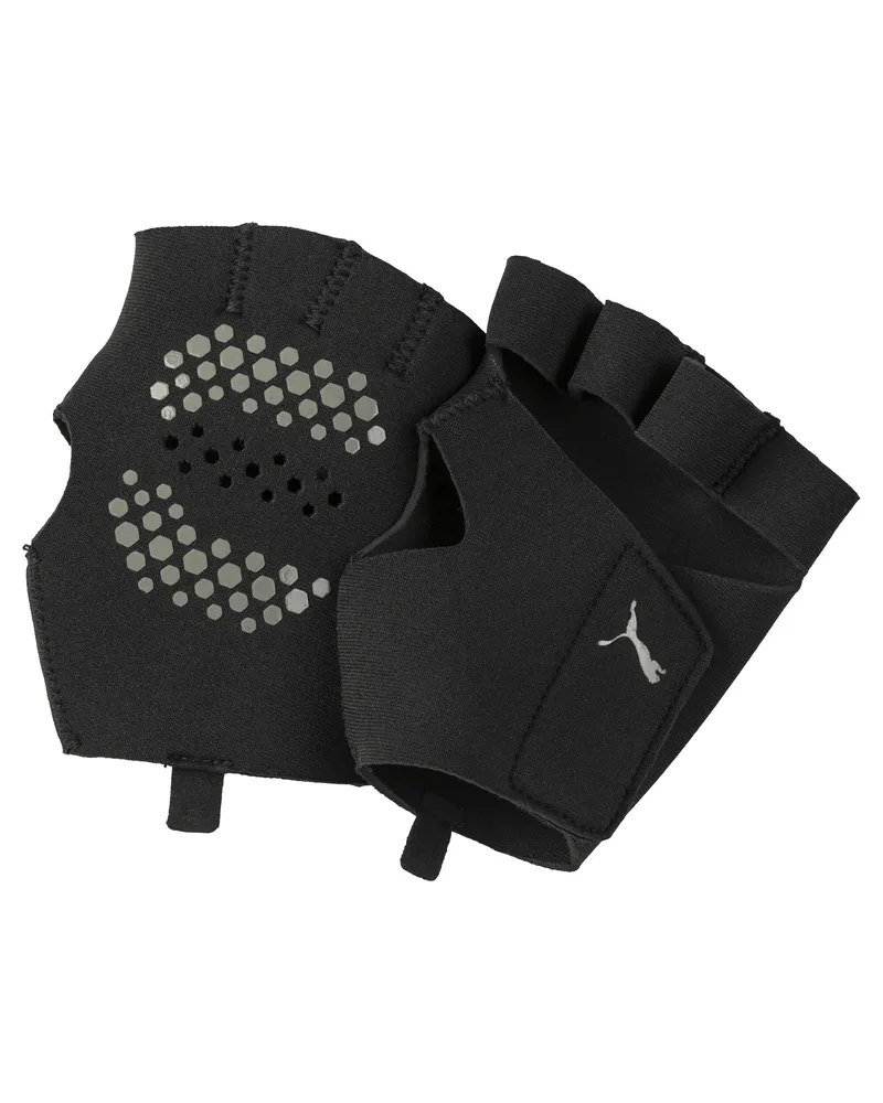 Puma Essential Premium Grip Fingerlose Handschuhe, Accessoires, Schwarz Schwarz