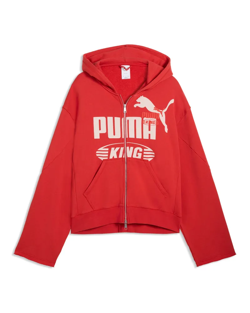 Puma KING Sportstyle Hoodie Herren, Accessoires, Rot Rot